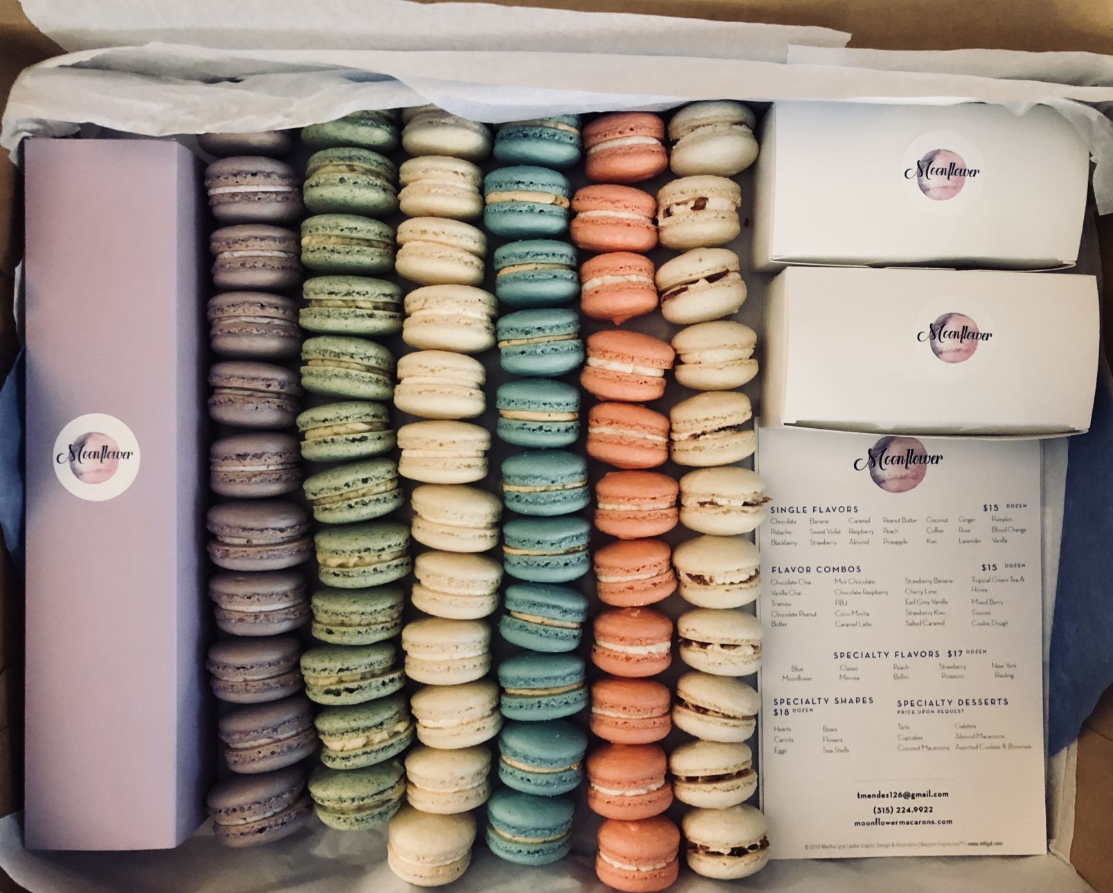 Moonflower Macarons 1